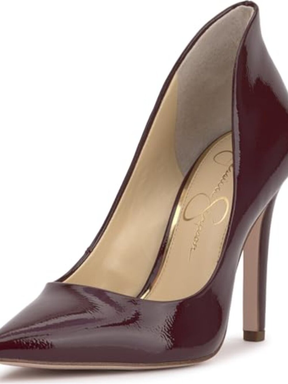 Jessica Simpson Cambredge Pointed Toe Faux Leather Stiletto Pump